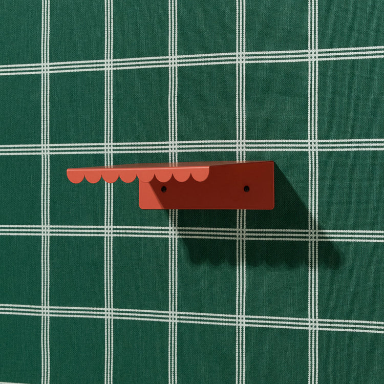 VIBES. Ράφι τοίχου μικρό Burnt Red 20x16x6 εκ.