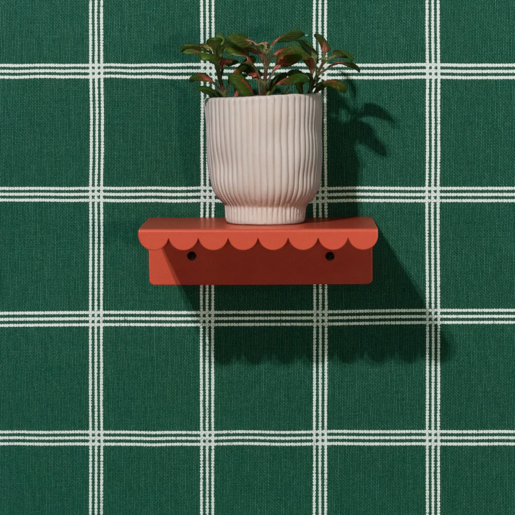 VIBES. Ράφι τοίχου μικρό Burnt Red 20x16x6 εκ.