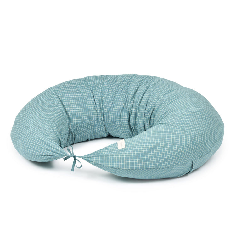 STORIES. Μαξιλάρι μητρότητας Limited Edition Teal Cream Grid