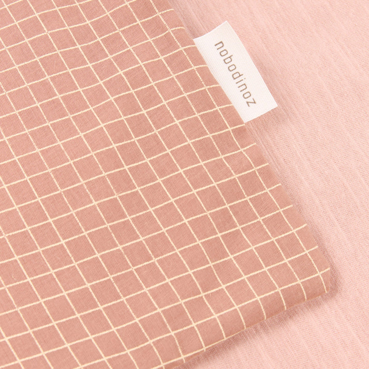 STORIES. Βρεφικό κουβερτάκι Limited Edition Blush Lemon Grid 70x100