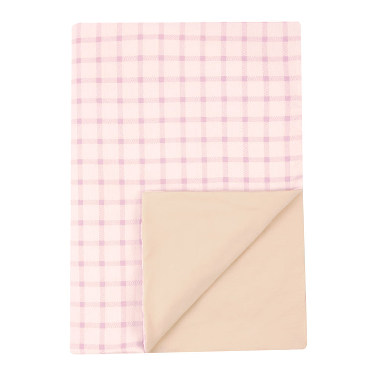 STORIES. Βρεφικό κουβερτάκι Limited Edition Mauve Pink Squares 70x100