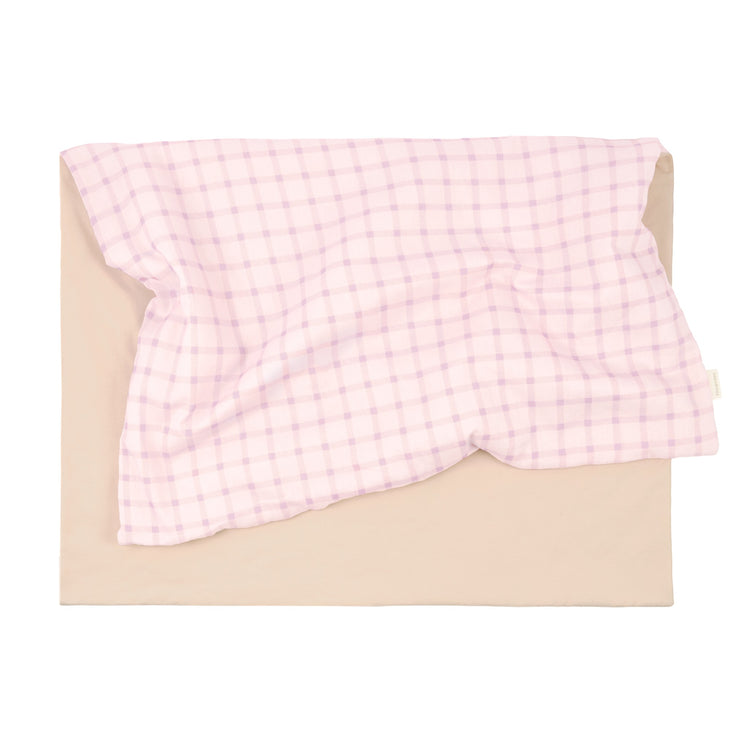 STORIES. Βρεφικό κουβερτάκι Limited Edition Mauve Pink Squares 70x100