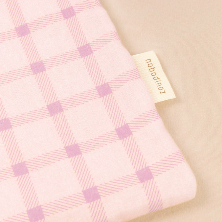 STORIES. Βρεφικό κουβερτάκι Limited Edition Mauve Pink Squares 70x100