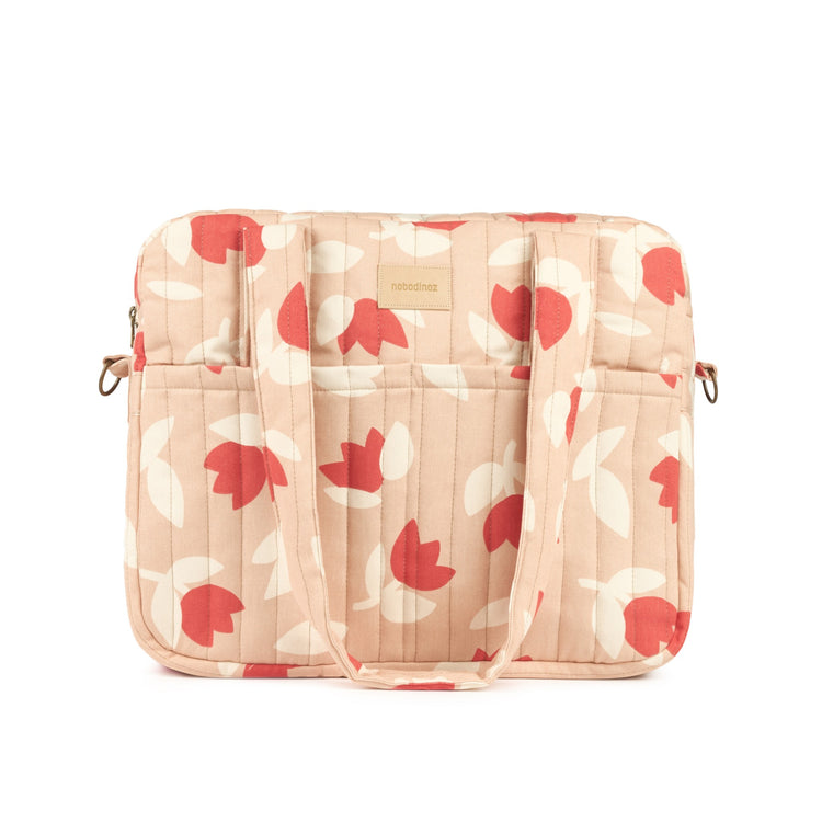 HYDE PARK. Αδιάβροχη τσάντα καροτσιού Red Tulips