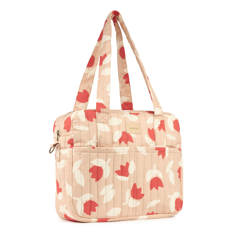 HYDE PARK. Αδιάβροχη τσάντα καροτσιού Red Tulips
