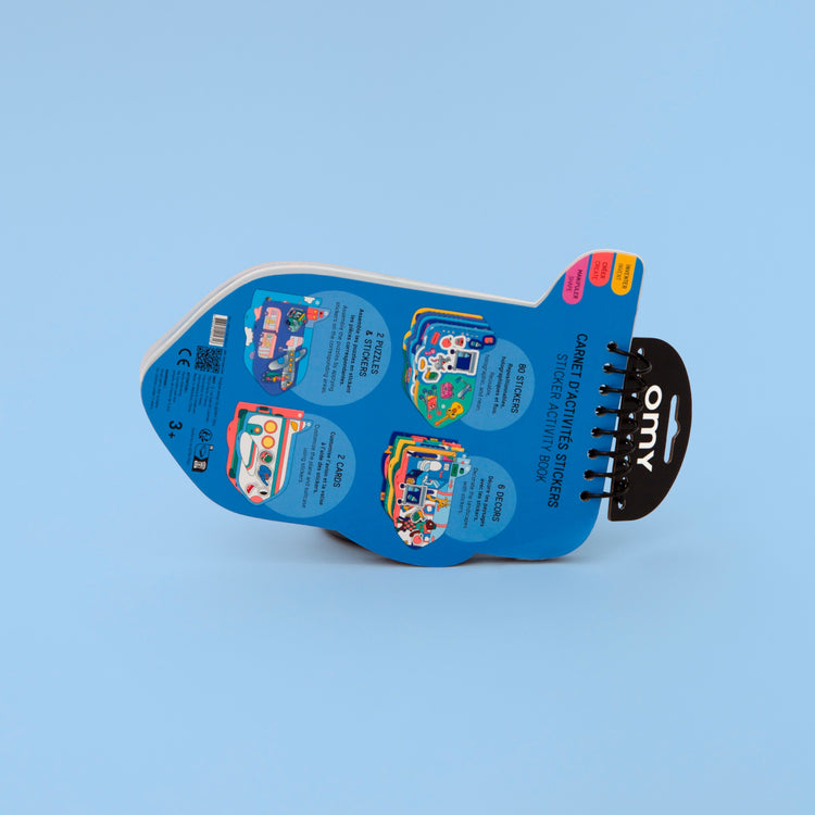 OMY. Βιβλίο δραστηριοτήτων με αυτοκόλλητα Vroom