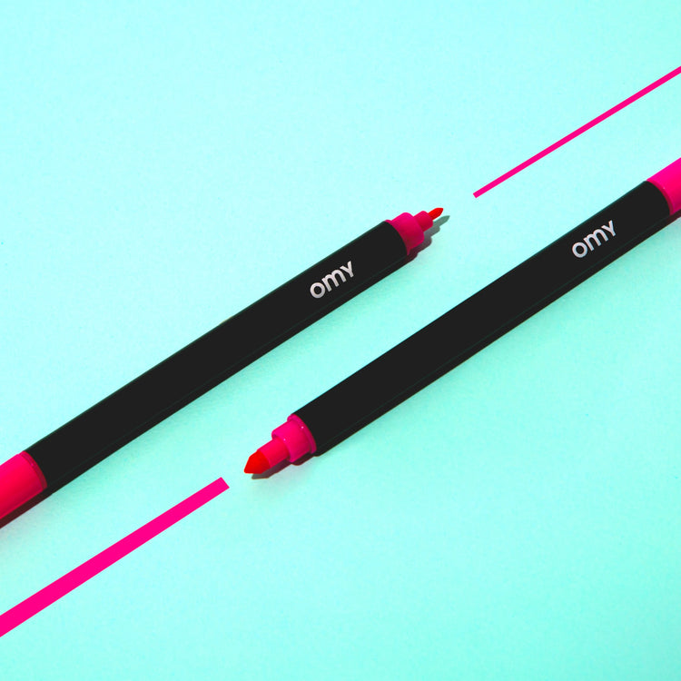 OMY. Σετ 100 μαρκαδόρων με διπλή όψη