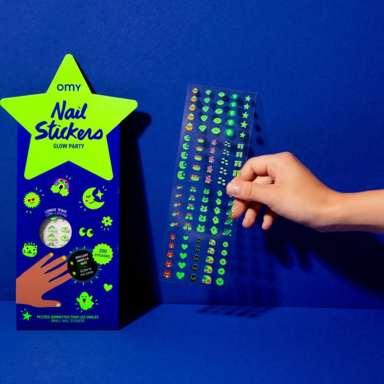 OMY. Σετ αυτοκόλλητα νυχιών Πάρτι