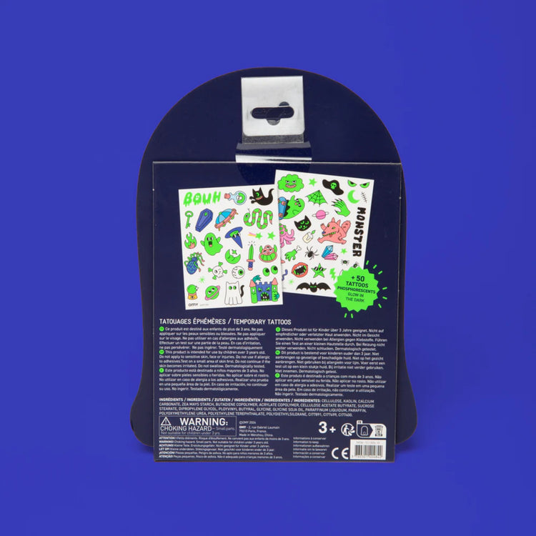 OMY. Αυτοκόλλητα tattoos Φαντασματάκια BOO