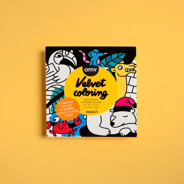 OMY. Σετ ζωγραφικής με βελούδινο πλαίσιο Ζωάκια