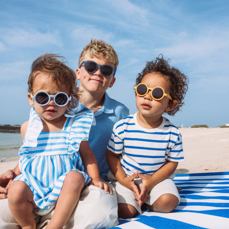 OLIVIO & CO. Παιδικά γυαλιά ηλίου στρογγυλά  Seaside Stripes - Sailing Blue 18-36 μηνών