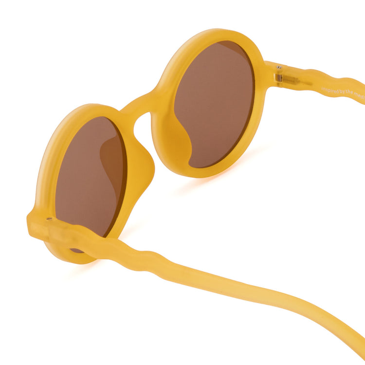 OLIVIO & CO. Παιδικά γυαλιά ηλίου στρογγυλά Citrus Garden-Citrus Yellow 5-12 ετών