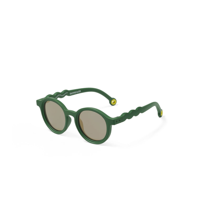 OLIVIO & CO. Παιδικά γυαλιά ηλίου οβάλ Classic Olivio-Cactus Green 18-36 μηνών
