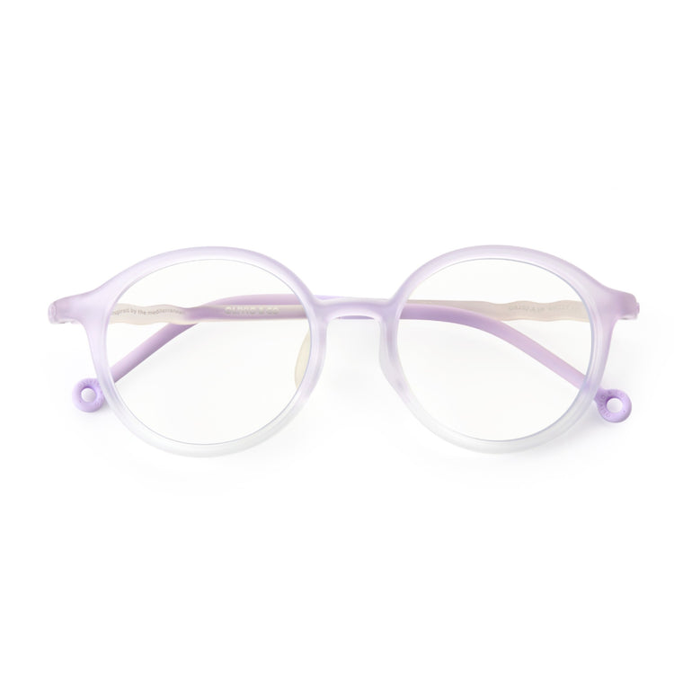 OLIVIO & CO. Junior oval screen glasses Tranquil Lavender 5-12y