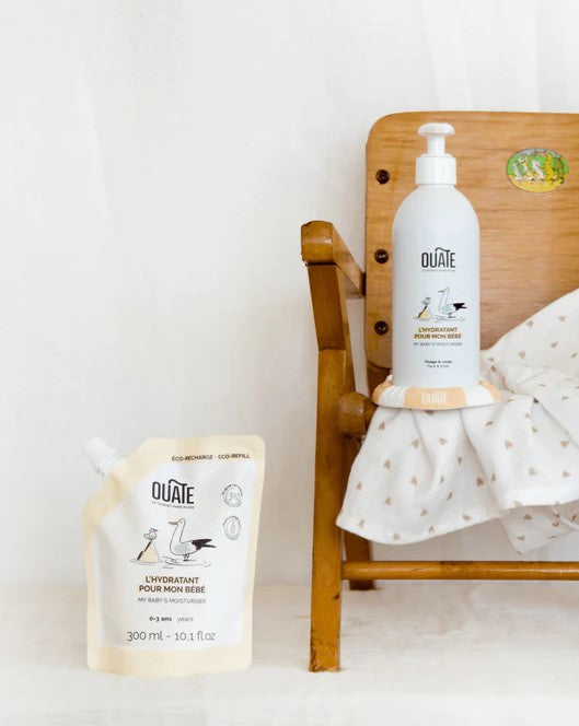 OUATE. Ανταλλακτικό για ενυδατική κρέμα σώματος-προσώπου 0-3 ετών - 300m