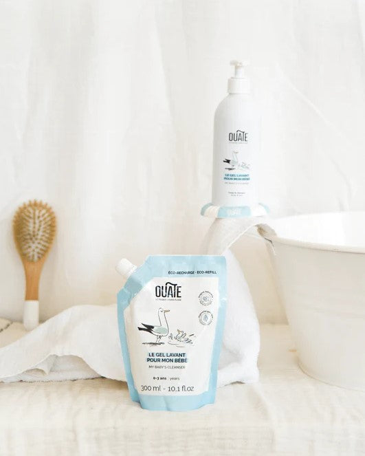 OUATE. Ανταλλακτικό για βρεφικό αφρόλουτρο σώματος και μαλλιών 0-3 ετών - 300ml