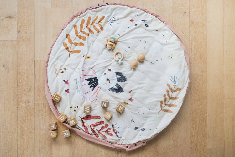 PLAY&GO. Στρώμα παιχνιδιού μαλακό - τσάντα 2 σε 1. Moulin Roty Apres la Pluie