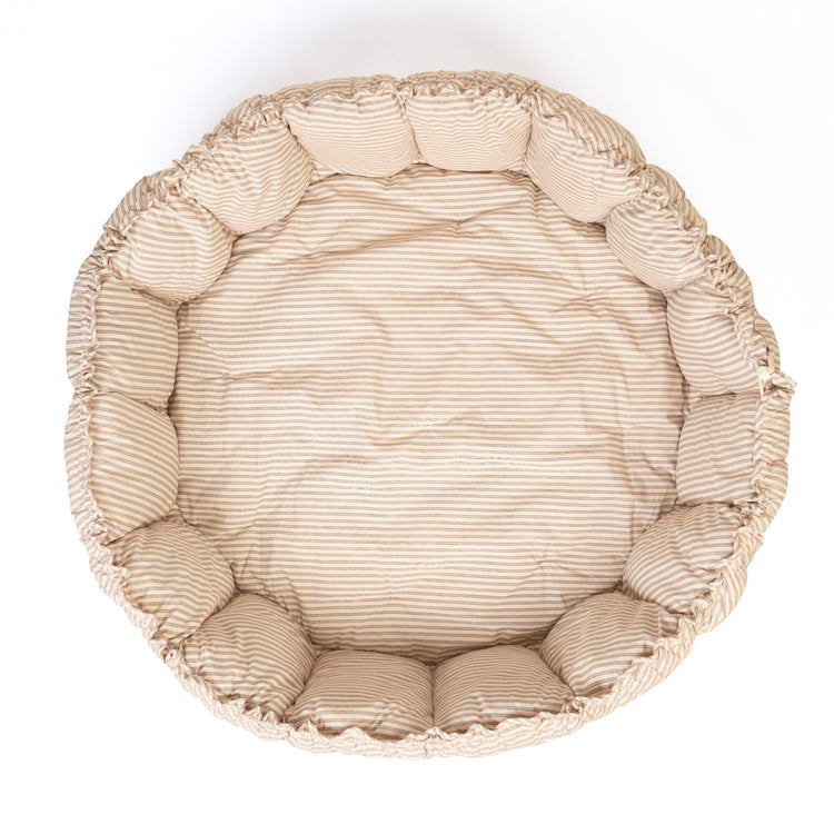 PLAY&GO. Στρώμα παιχνιδιού μαλακό - βρεφική φωλιά - τσάντα 3 σε 1. Bloom Stripes Blue