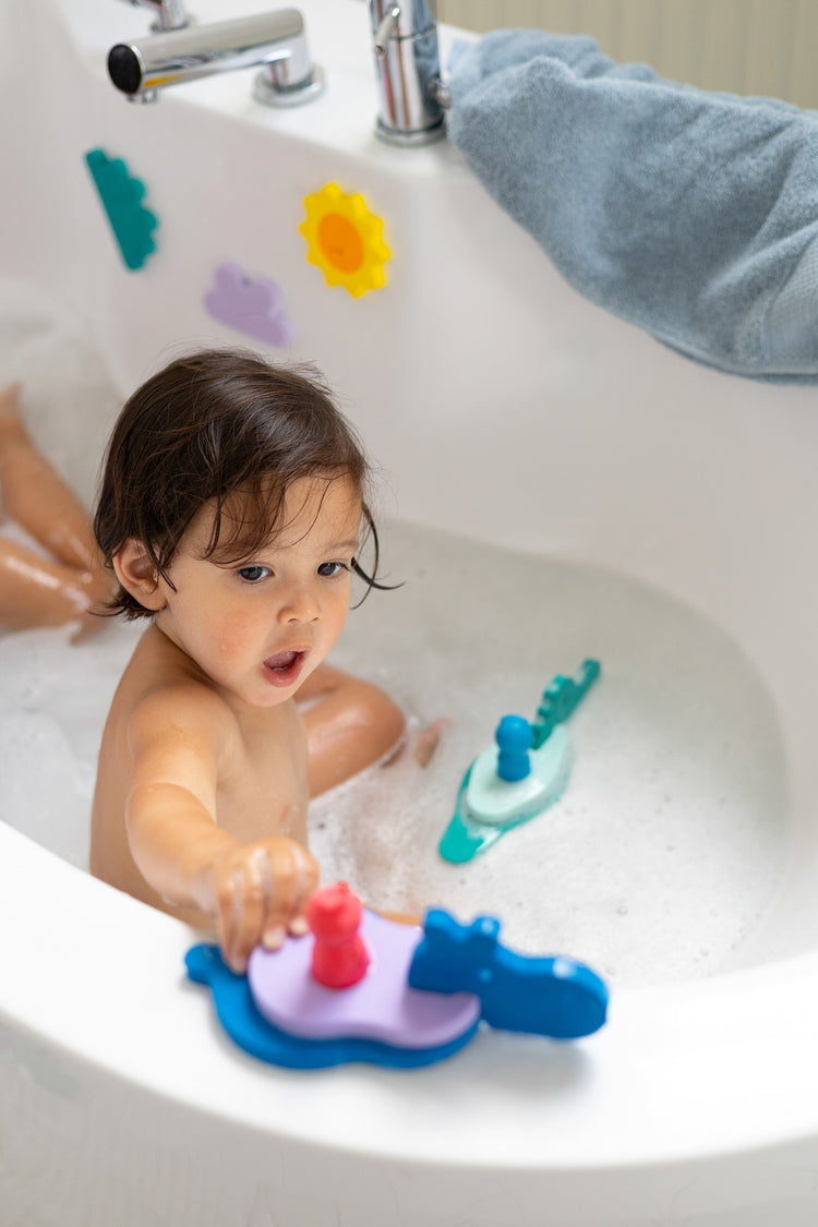 Quut. Παιχνίδι μπάνιου Puzzle Friends - Ζούγκλα