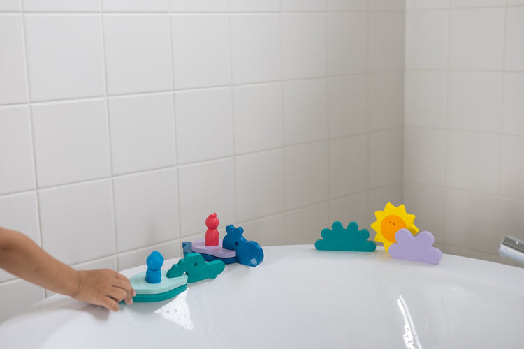 Quut. Παιχνίδι μπάνιου Puzzle Friends - Ζούγκλα