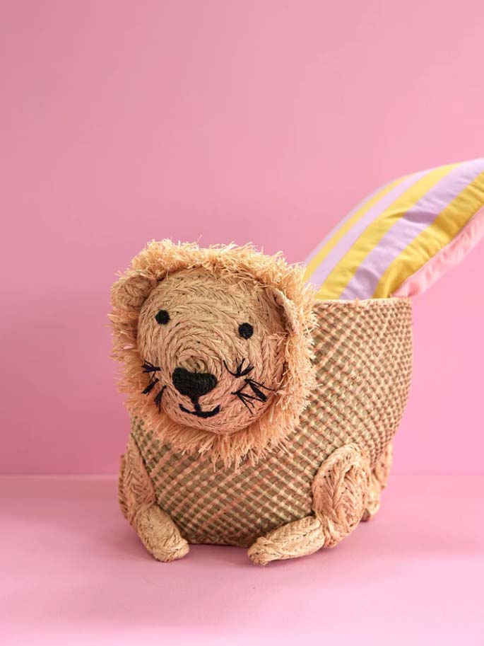 RICE. Καλάθι παιχνιδιών Λιοντάρι