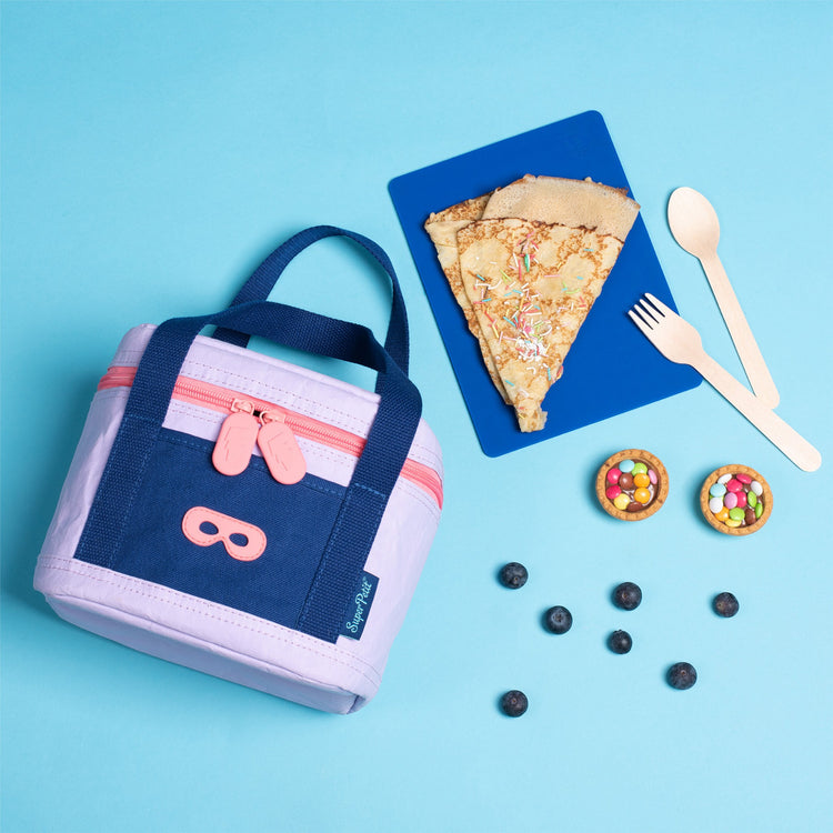 SUPER PETIT. Ισοθερμικό τσαντάκι μεταφοράς φαγητού - λιλά