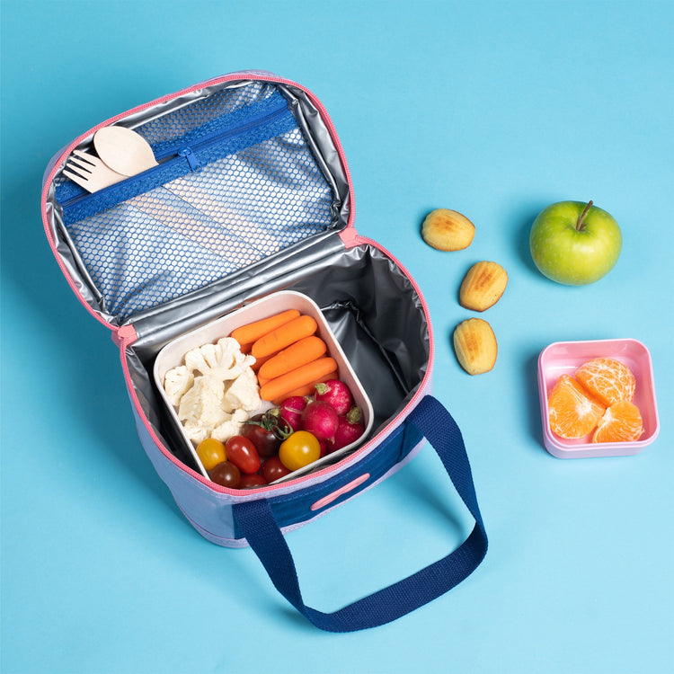 SUPER PETIT. Ισοθερμικό τσαντάκι μεταφοράς φαγητού - λιλά