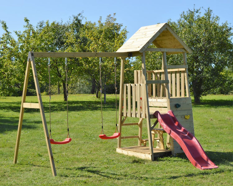 Wendi Toys. Σετ διπλής κούνιας για σπιτάκι/πύργο εξωτερικού χώρου