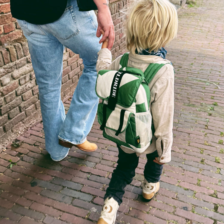 WILDRIDE. Οικολογικό σακίδιο πλάτης παιδικό Green Graphic