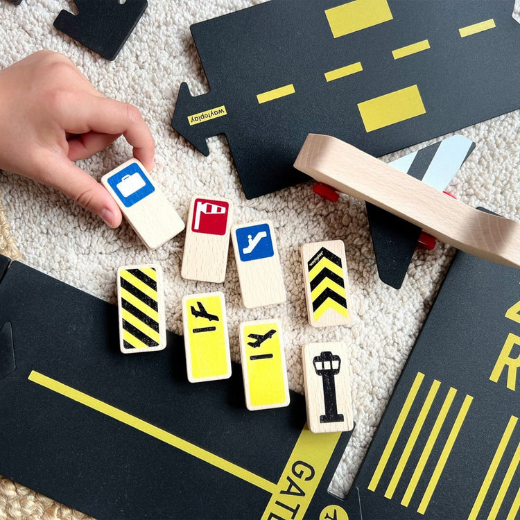 Waytoplay. Τουβλάκια - πινακίδες εναέριας  κυκλοφορίας