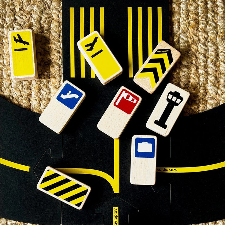 Waytoplay. Τουβλάκια - πινακίδες εναέριας  κυκλοφορίας