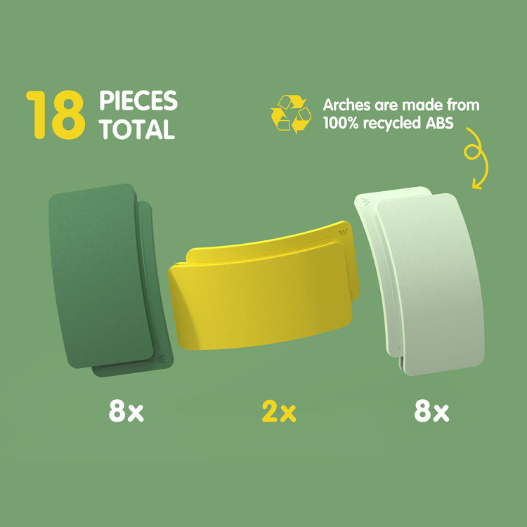 Waytoplay. Σετ πίστας αγώνων και δημιουργικών κατασκευών - Arches Starter