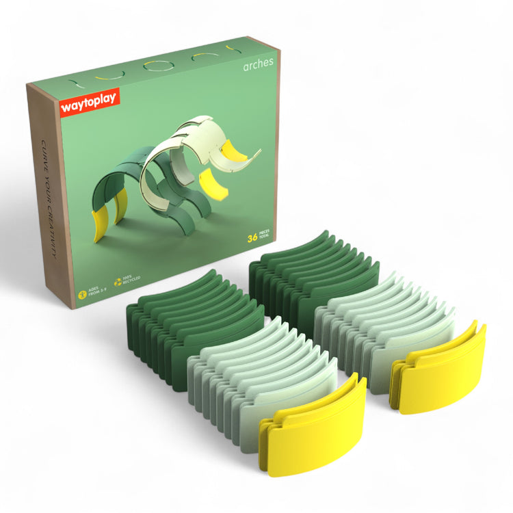 Waytoplay. Σετ πίστας αγώνων και δημιουργικών κατασκευών - Arches Creator