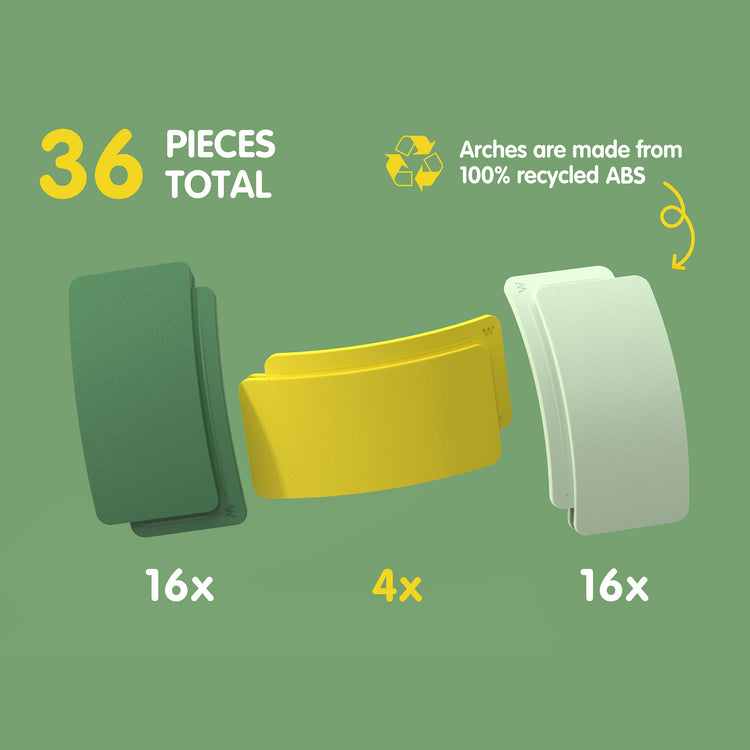 Waytoplay. Σετ πίστας αγώνων και δημιουργικών κατασκευών - Arches Creator