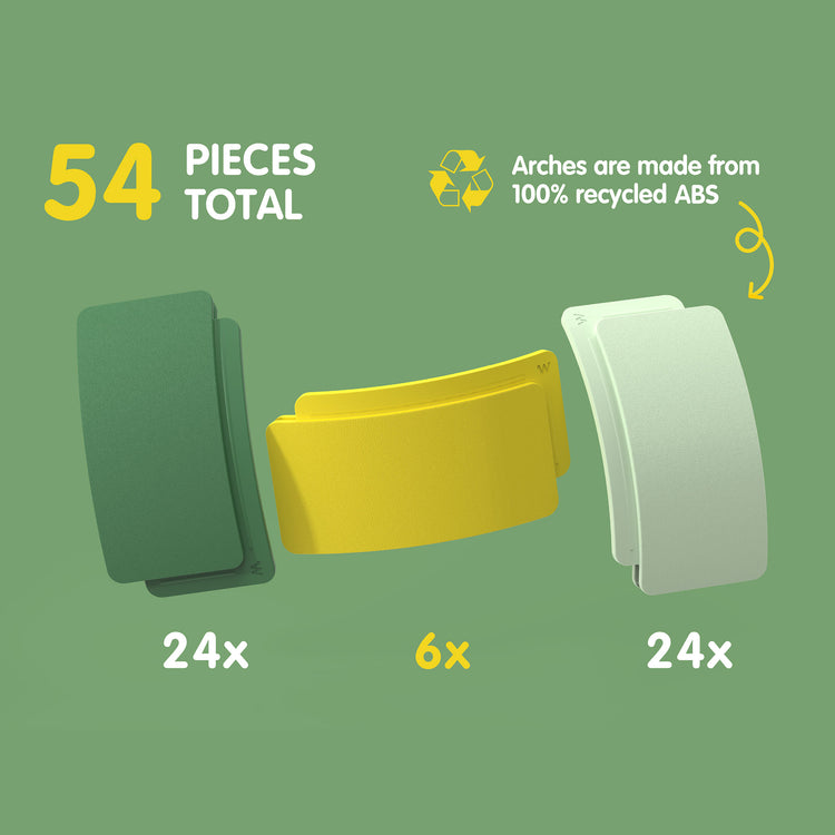 Waytoplay. Σετ πίστας αγώνων και δημιουργικών κατασκευών - Arches Builder