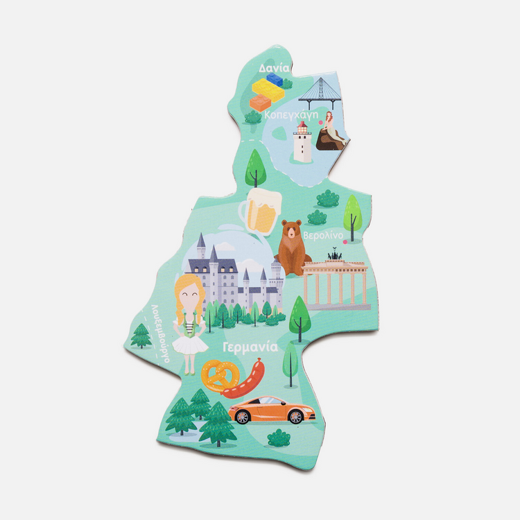 Cozykids - Μαγνητικός χάρτης παζλ Ευρώπη