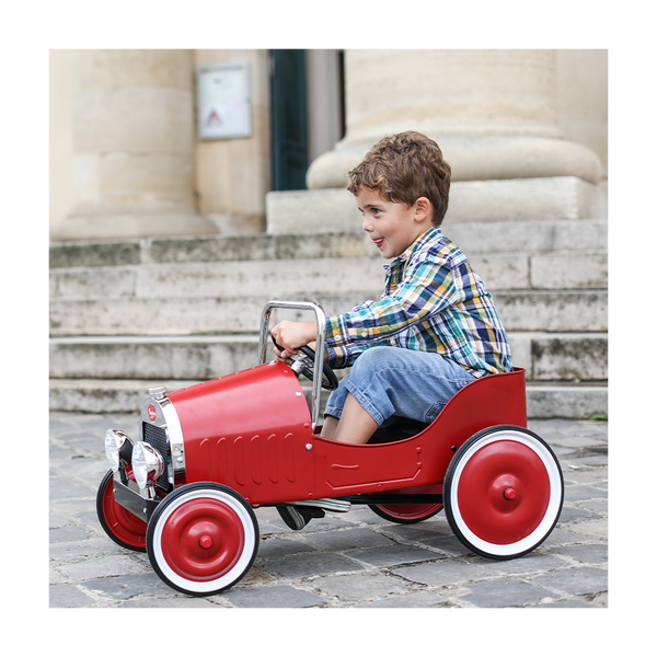 Baghera. Classic Red Pedal Car – Cozykids.gr