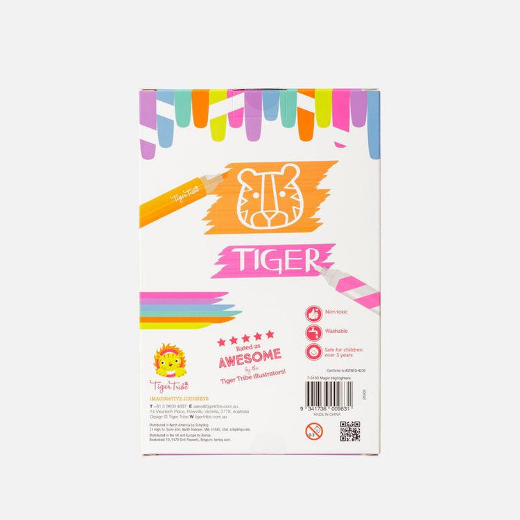 TIGER TRIBE. Σετ μαγικών μαρκαδόρων διπλής γραφής