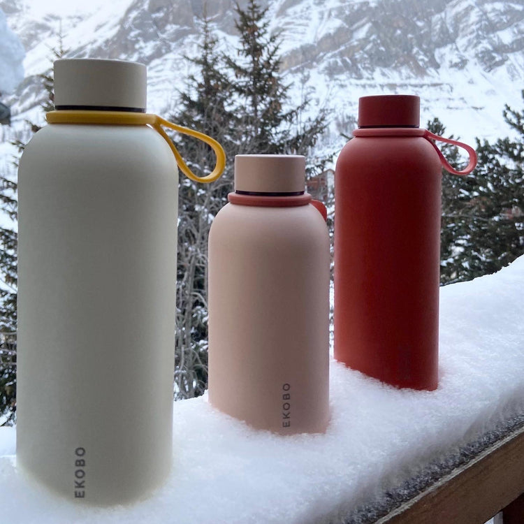 EKOBO. Ανοξείδωτο μπουκάλι - θερμός 500 ml (Ivory)