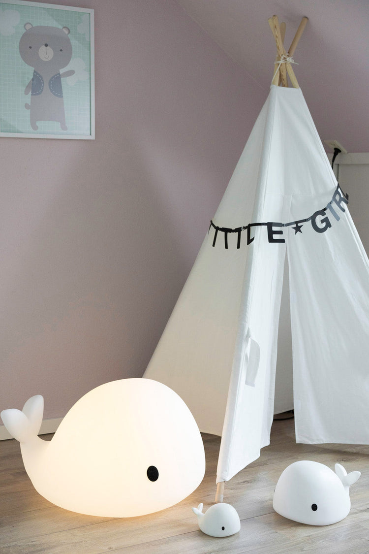 FLOW. Φωτιστικό νυχτός Φάλαινα Moby γίγας (λευκό)