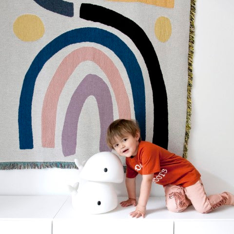 FLOW. Φωτιστικό νυχτός Φάλαινα Moby 30εκ. (λευκό)