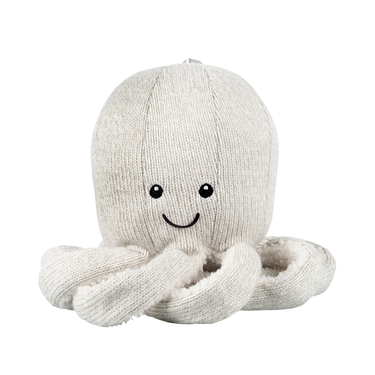 FLOW. Υφασμάτινο Χταπόδι Olly με ηχείο Bluetooth (απαλό γκρι)