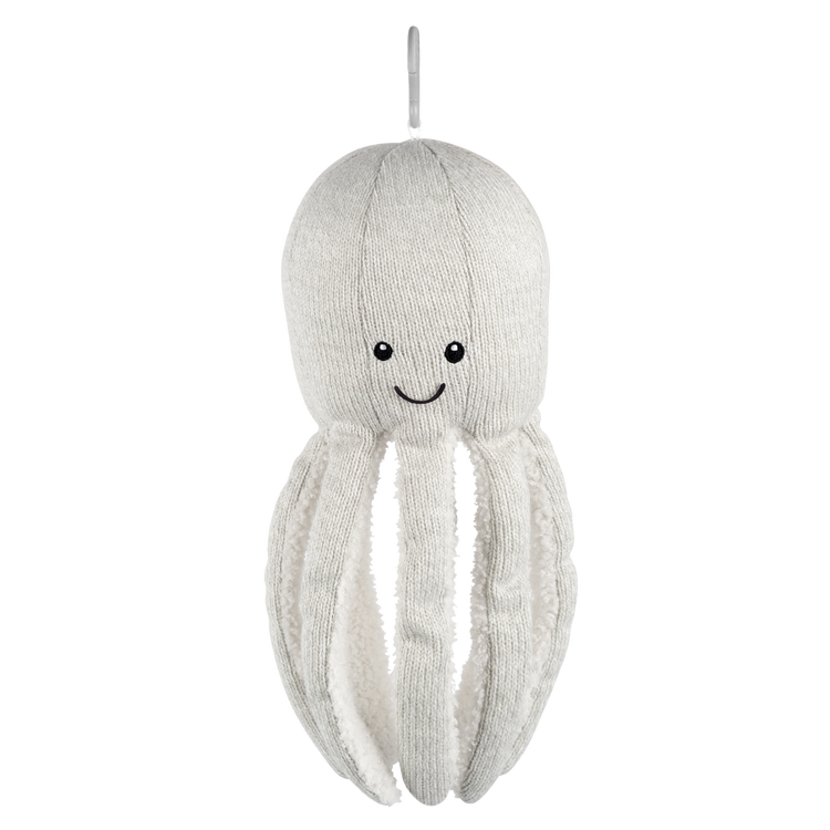 FLOW. Υφασμάτινο Χταπόδι Olly με ηχείο Bluetooth (απαλό γκρι)