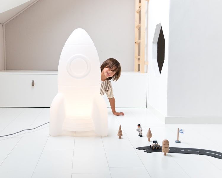 FLOW. Φωτιστικό νυχτός Πύραυλος Apollo γίγας (λευκό)