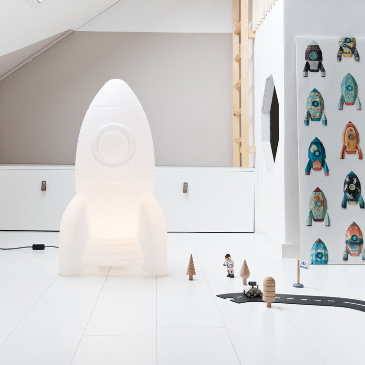 FLOW. Φωτιστικό νυχτός Πύραυλος Apollo γίγας (λευκό)