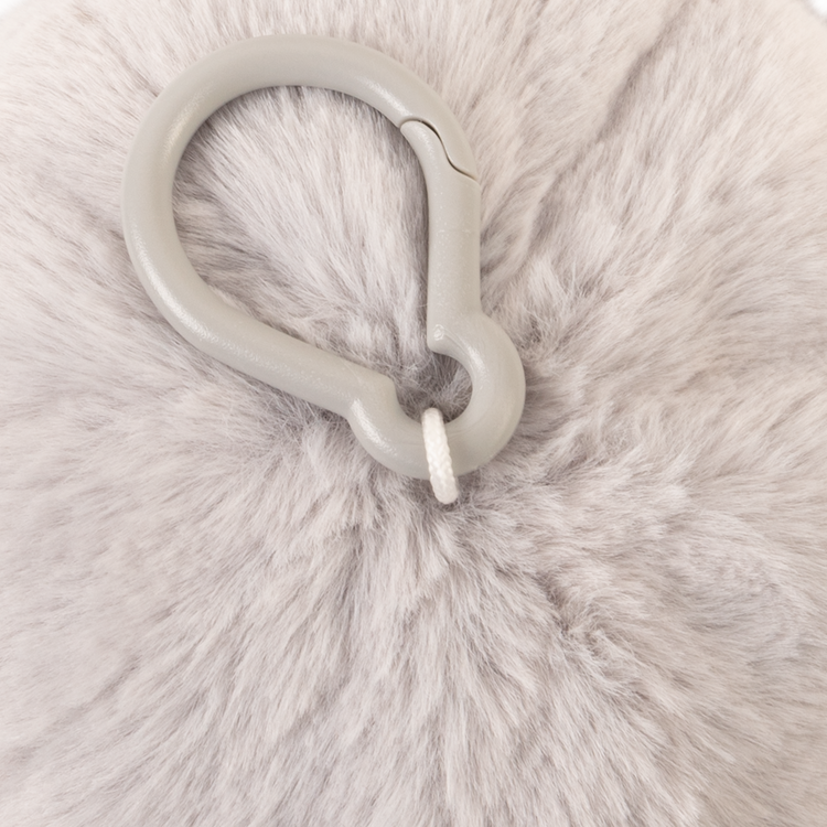 FLOW. Υφασμάτινο χταπόδι Olly με λευκούς ήχους & μουσική (απαλό γκρι)