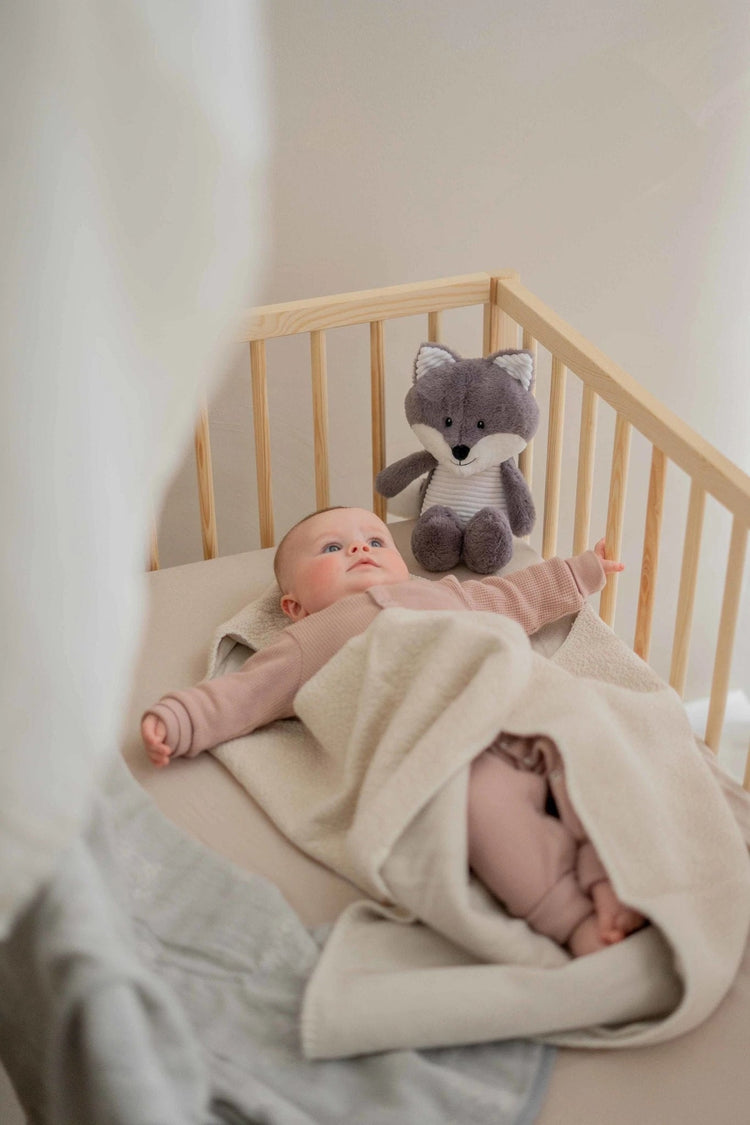 FLOW. Λούτρινη Αλεπού Robin με λευκούς ήχους & μουσική (γκρι)