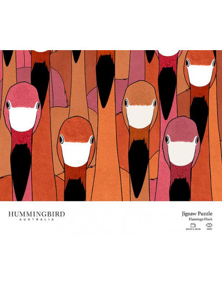 HUMMINGBIRD, Παζλ 1000 κομματιών Flamingo Flock