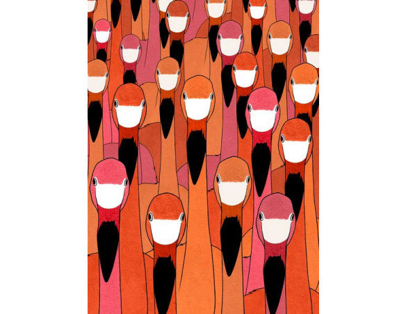 HUMMINGBIRD, Παζλ 1000 κομματιών Flamingo Flock