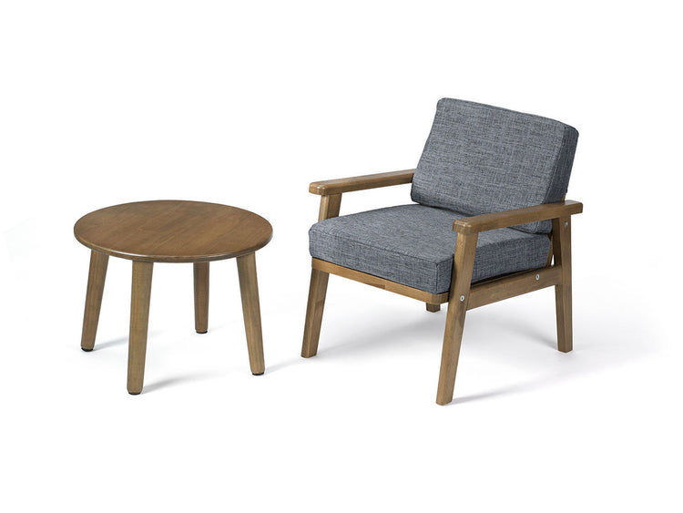 KIDS CONCEPT. Τραπεζάκι ξύλινο (καφέ)